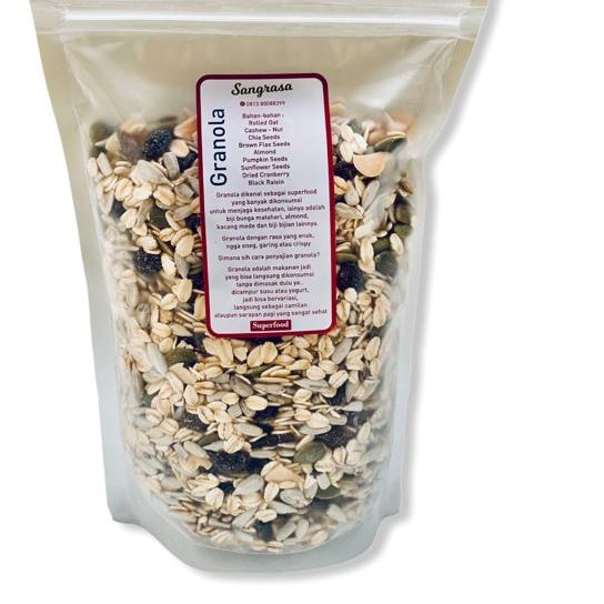 

10.10 ✨SALE✨ Granola No Sugar 500g Superfood Sarapan Diet Sehat grosir