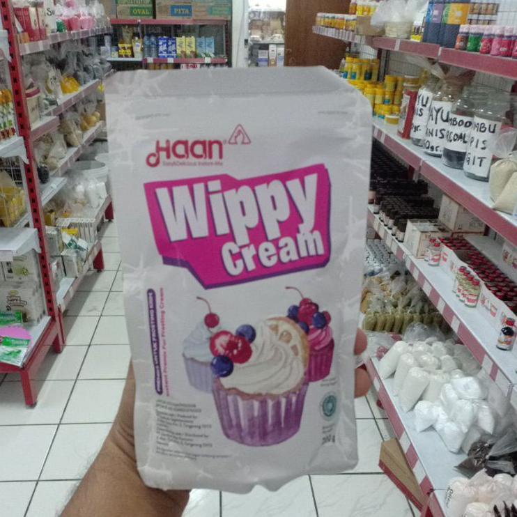 

Original Haan wippy cream 200gr serbuuu !