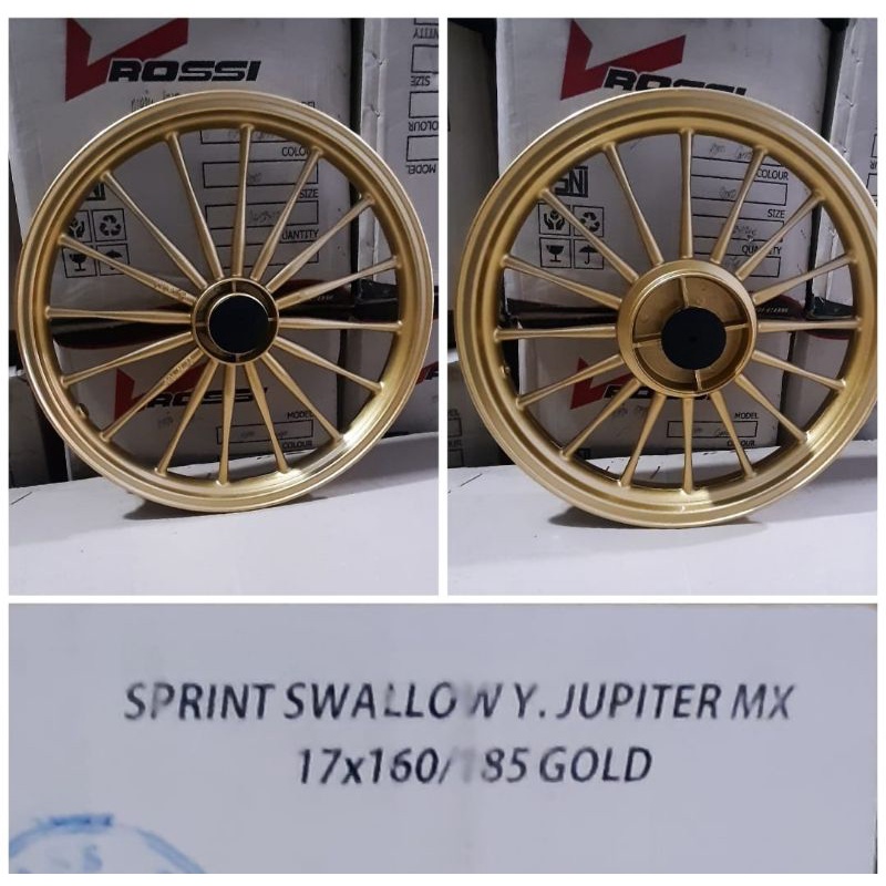 velg rossi swallow palang 16 jupiter z & mx old