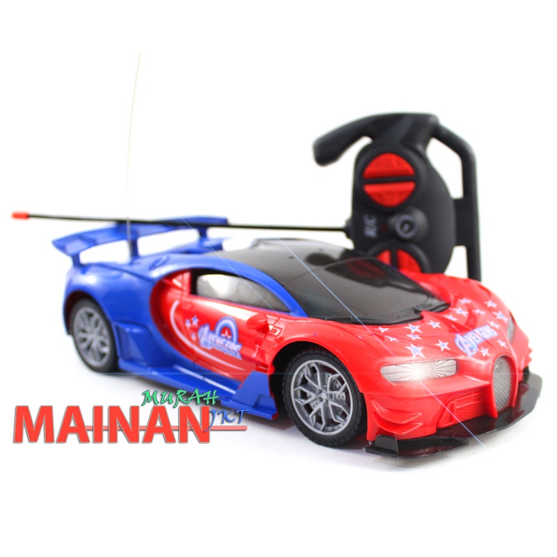 MAINANKEI MAINAN ANAK MURAH RC MOBIL AVENGERS  SPIDERMAN 333D-3 MOBIL REMOTE AVENGERS 1:18