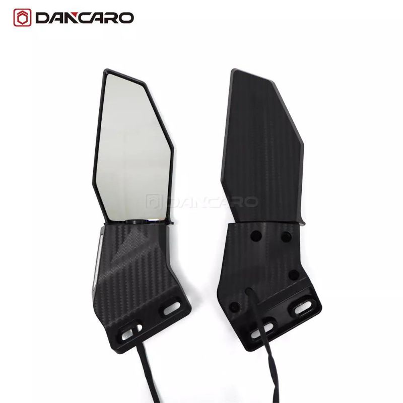 KACA SPION WINGLET CARBON KARBON NEW PLUS LAMPU LED SEIN SEN ZX10R NINJA 250FI CBR250 CBR150 R15 R25 XMAX NMAX PCX AEROX DLL