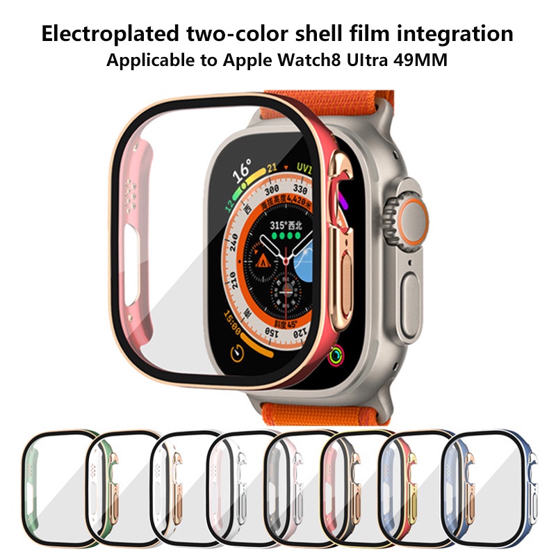 Case Pelindung Layar Bahan PC Ukuran 49mm Untuk Apple Watch Seri S8