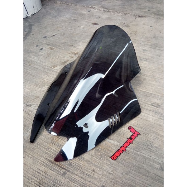 WINDSHILED NMAX OLD TDR MINI SIRIP VISOR NMAX OLD TDR MINI SIRIP V2 TEBAL 3MILI