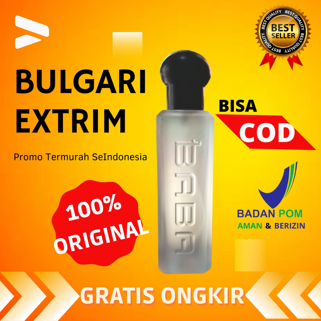 Parfume Farfum Pria atau Cowok Inspired Bulgari Extrime Tahan Lama Minyak Wangi Lelaki 30ml Murah Gr
