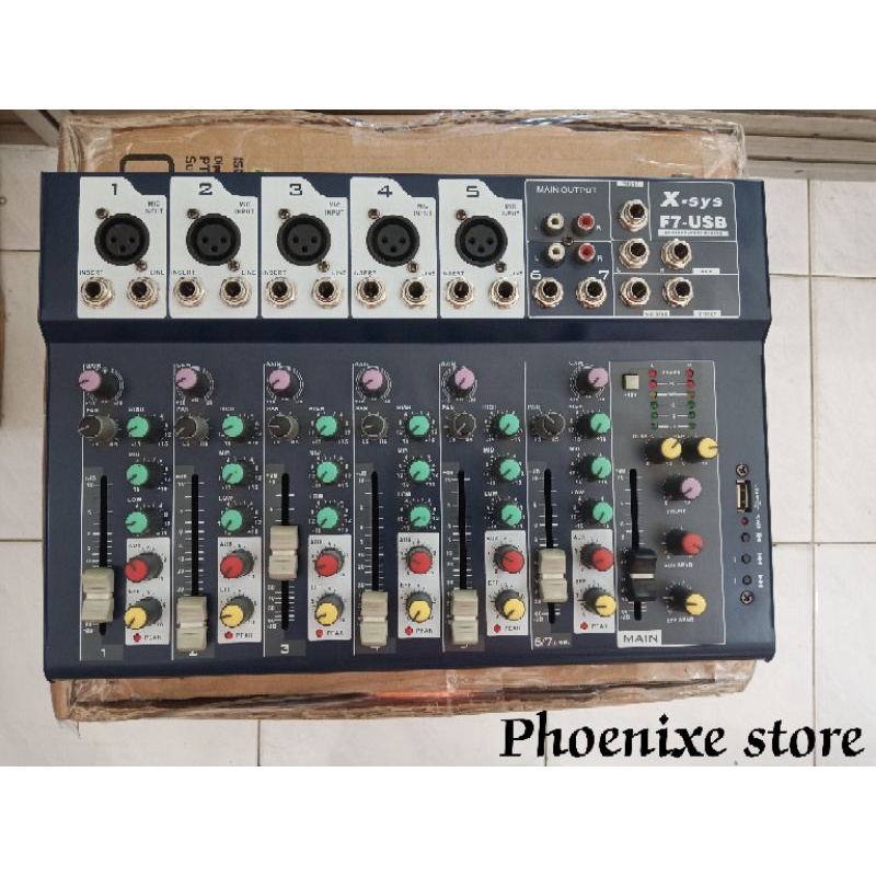 Mixer 7 Channel X - sys F7 - USB Original