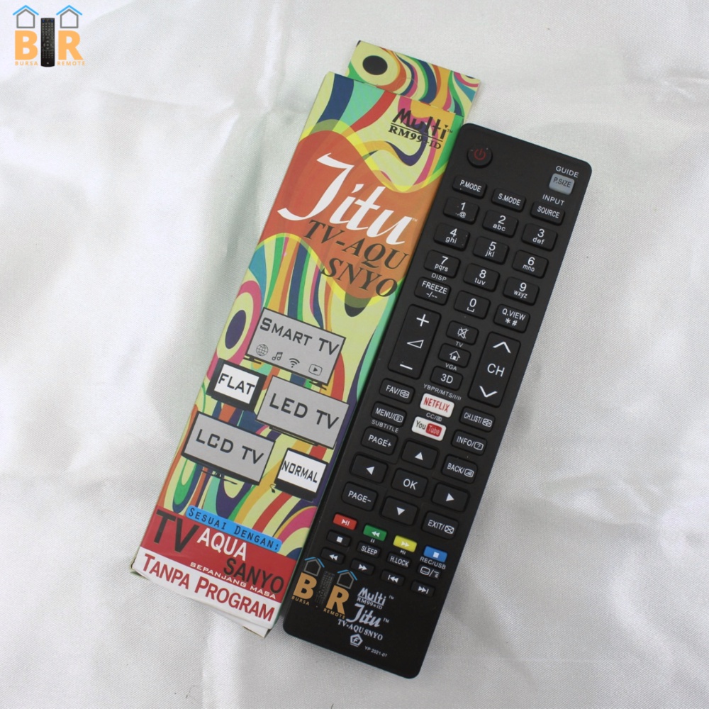 Remot Remote  TV SANYO AQUA Haier LCD LED SMART TV series