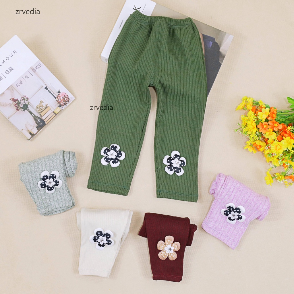 [IMPORT] Legging Twice uk Bayi-5 Tahun / Cotton Rib Celana Panjang Premium Anak Perempuan Balita Leging Polos Lejing Laging Baby Knit Import kiosbalitaaprillia