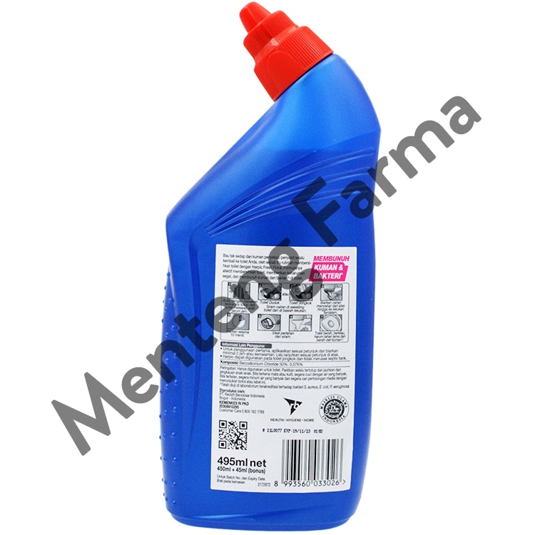 Harpic Fresh Floral 495 ML - Pembersih Toilet Efektif Membunuh Kuman