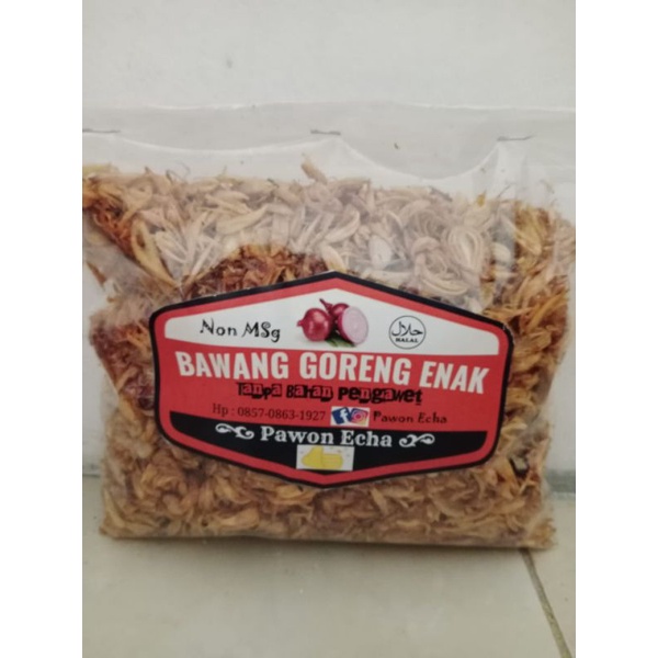 

bawang goreng enak,renyah tanpa campuran 250gr