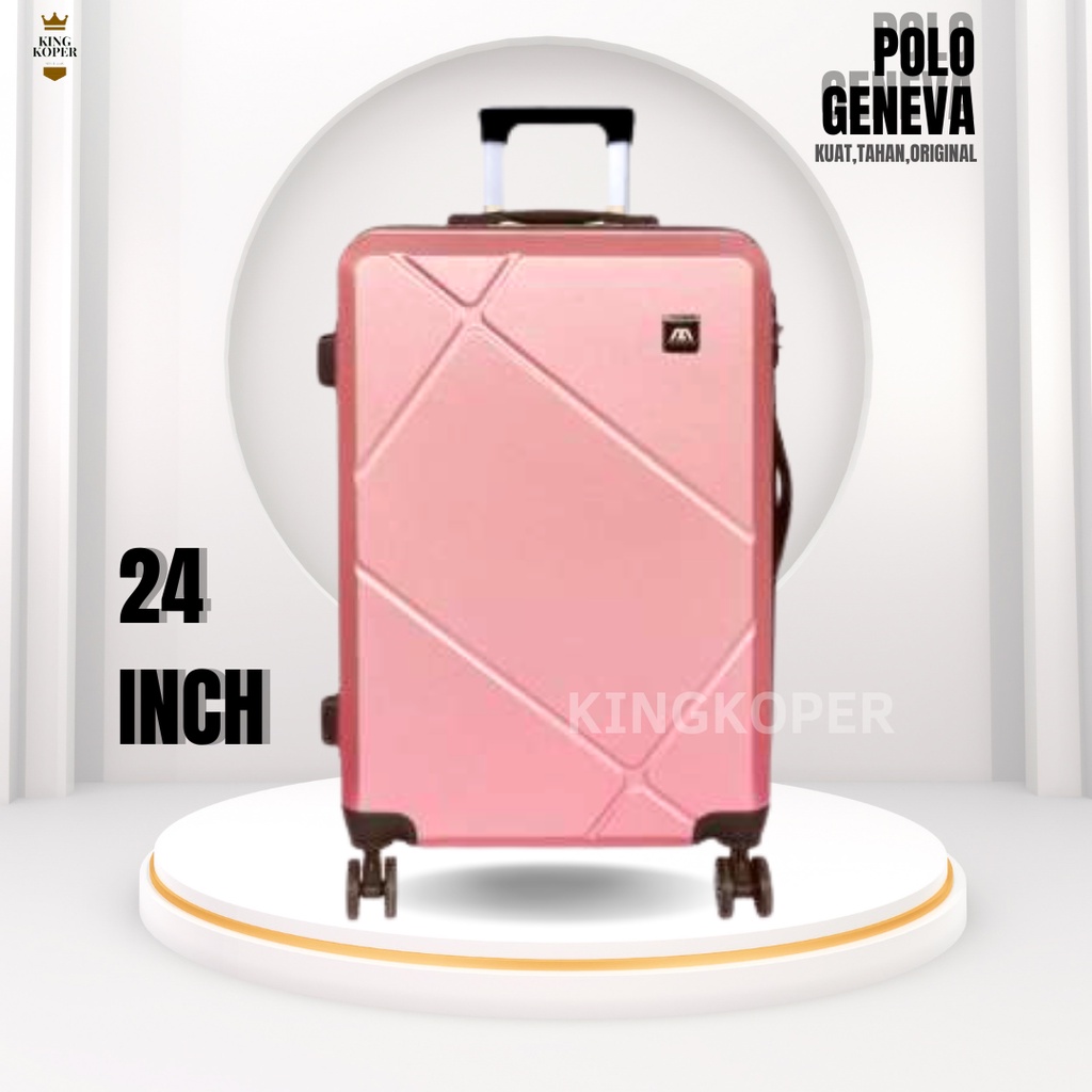 Koper 24 inch Polo ukuran bagasi/koper fiber hardcase/koper murah/koper cabin/koper premium