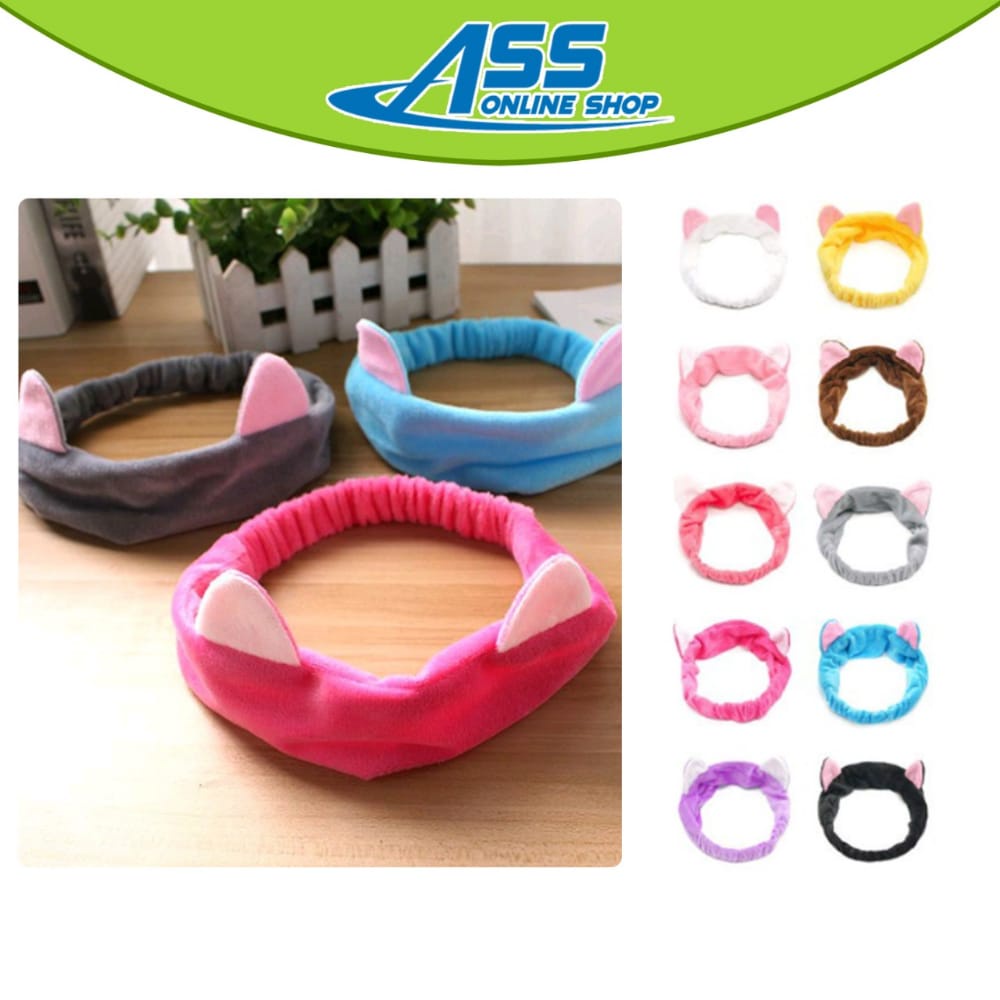 [ASS] Bando Motif Kucing Hairband Korea