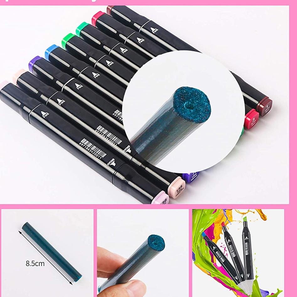 

EI683 TouchFive 24/36/48/60/80 Warna Sketsa Spidol Umum General Marker Set Animation Markers Ori