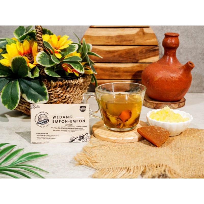 

Wedang Imun Empon Khas Solo isi 10 pcs Include Gula Batu