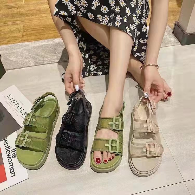 Free BOX Sandal Wanita Import Sandal Flat Shoes Slip On Wanita Import model Sling Back terbaru kekinian termurah NS8825