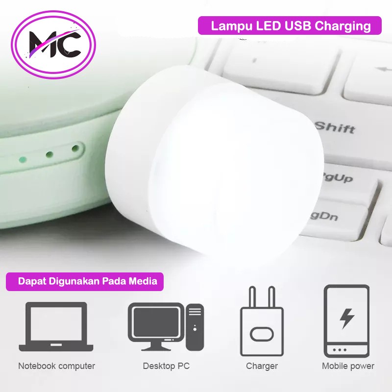 Lampu LED Mini USB Lampu Tidur Kecil LED Super Terang Travel Lampu Baca Eye Care Aesthetic Hemat Listrik Praktis Mungil Lucu Murah