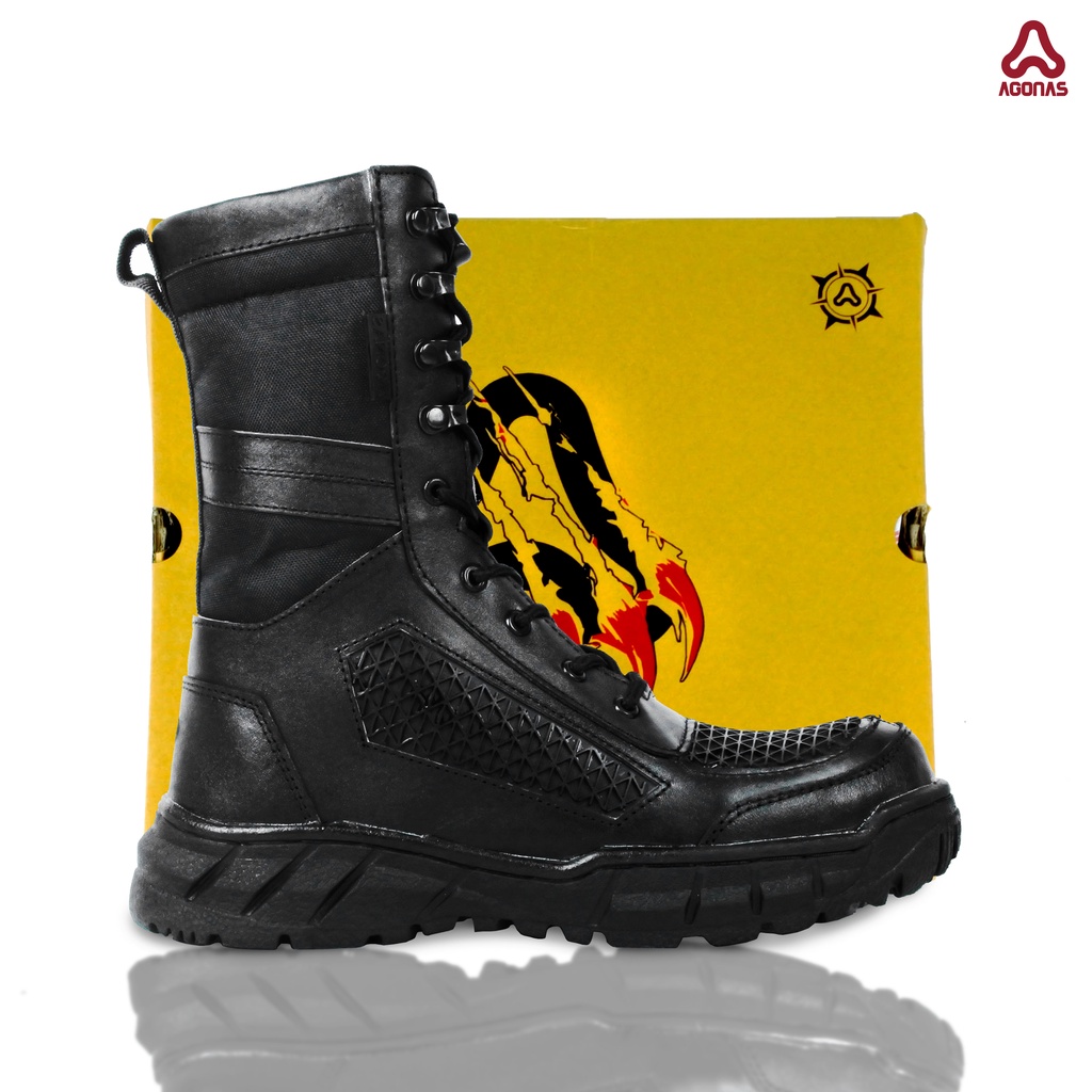 Sepatu PDL Boa Libra Kulit Sapi Asli + Box