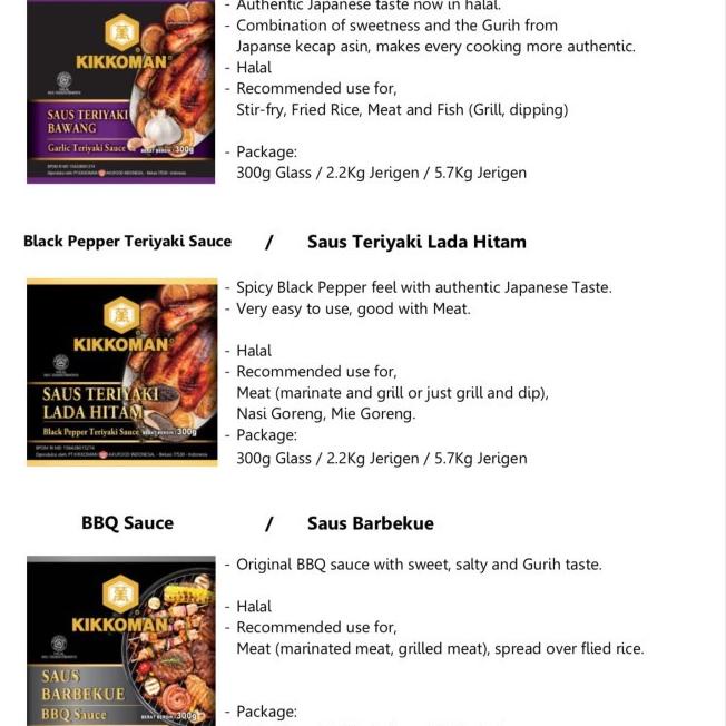 

FLASH SALE 300 gr Kikkoman Blackpepper Teriyaki Sauce / Saus Teriyaki Lada Hitam !