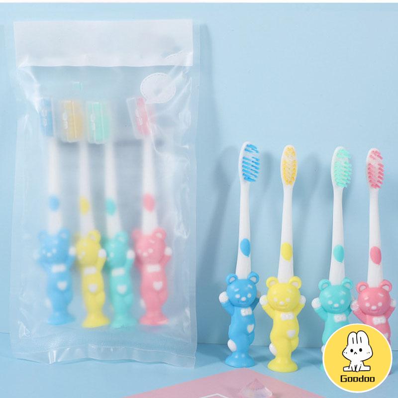 4 Pcs Sikat Gigi Anak Lucu Multiwarna Laki-Laki &amp; Perempuan/sikat Gigi Kids Brush Lembut - SD -Doo