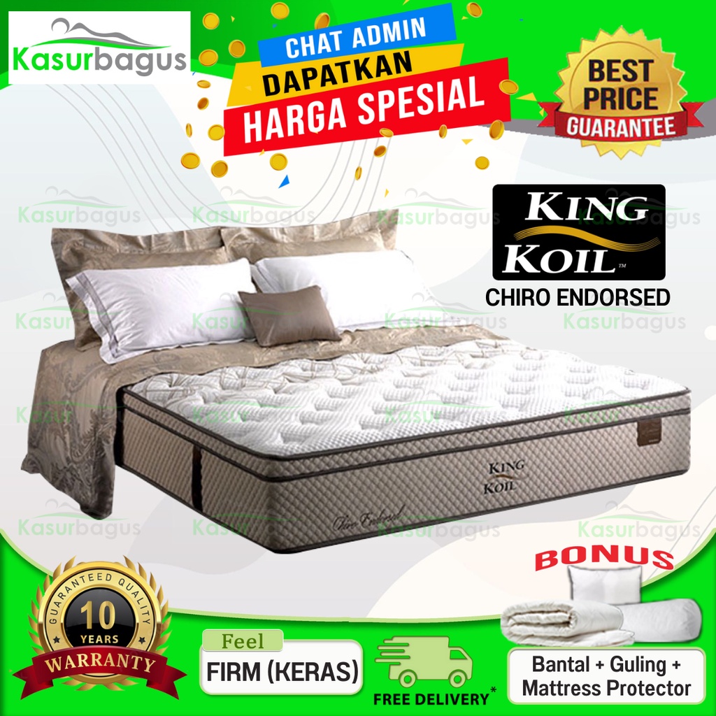King Koil Kasur Springbed Chiro Endorsed - Kasur Saja 120x200
