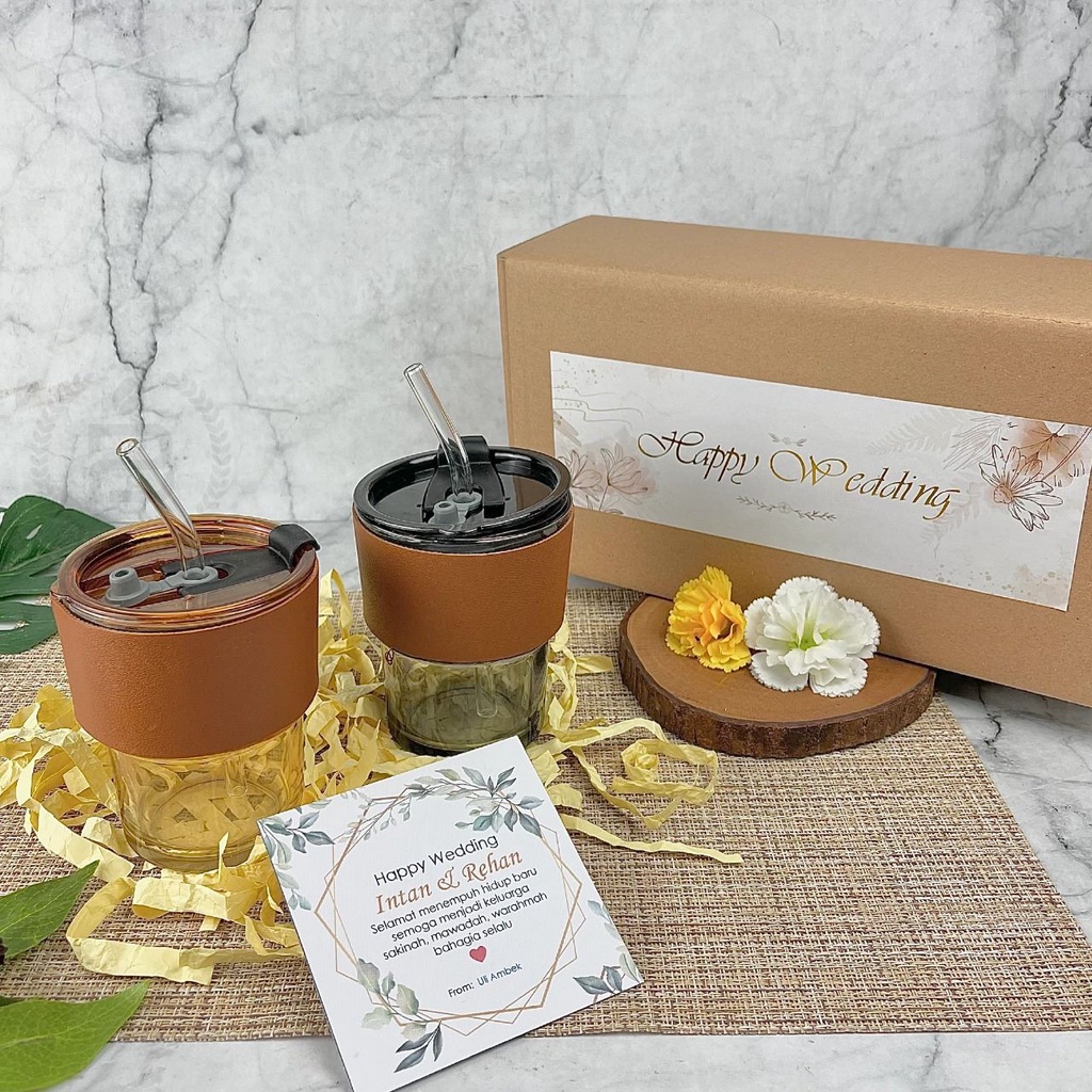 

PROMO TERBARU IDUL FITRI HAMPERS GIFT BOX LEBARAN RAMADAN PARCEL GLASS AESTEHTIC GELAS KACA CANTIK