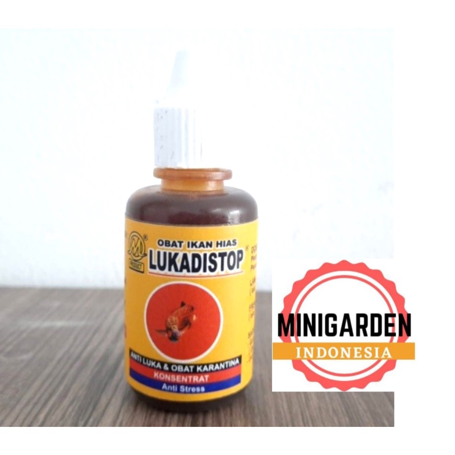OBAT IKAN HIAS LUKADISTOP 30ML SAKKAI PRO OBAT AMPUH IKAN KARANTINA