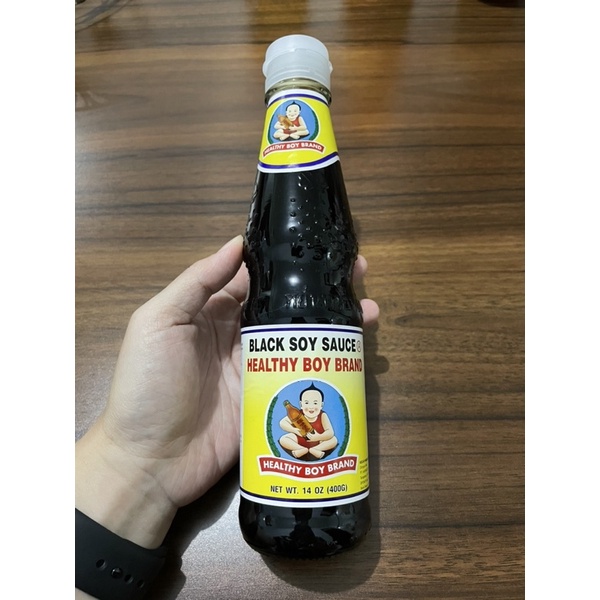 

Black soy Sauce “Healty Boy Brand”