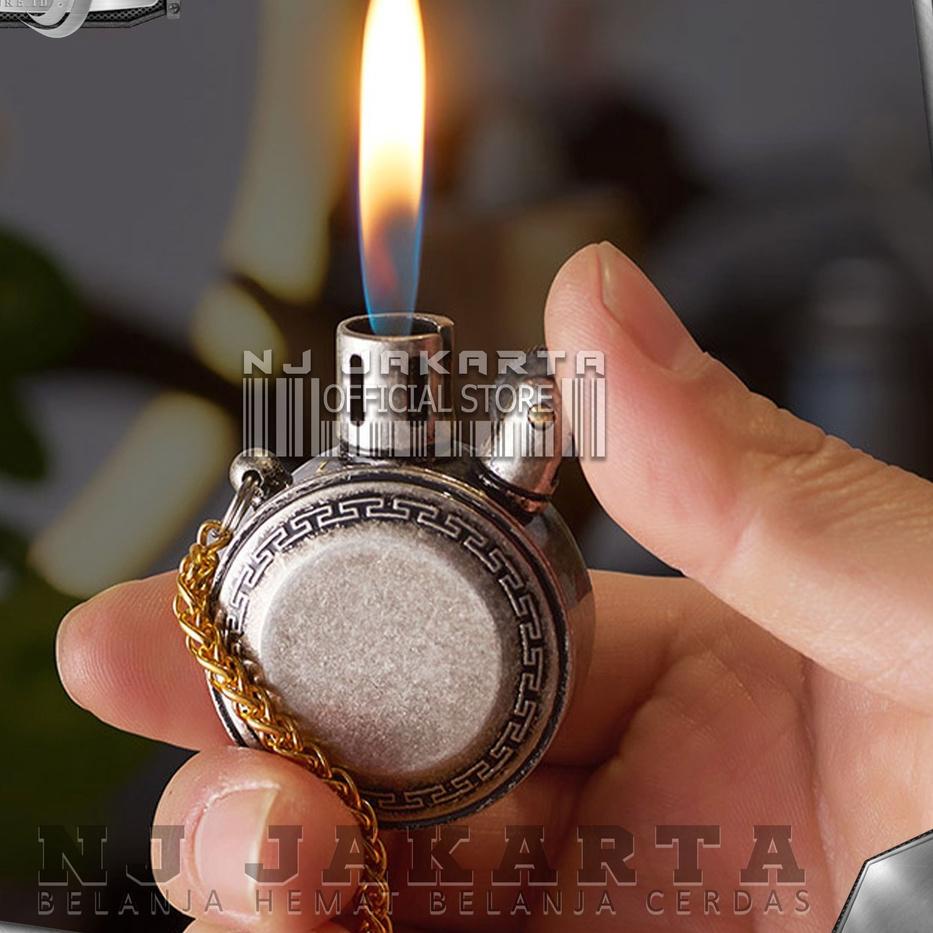Korek Api Retro Pocket Classic Vintage 1952 Mode Lighter Liontin Kuno Original