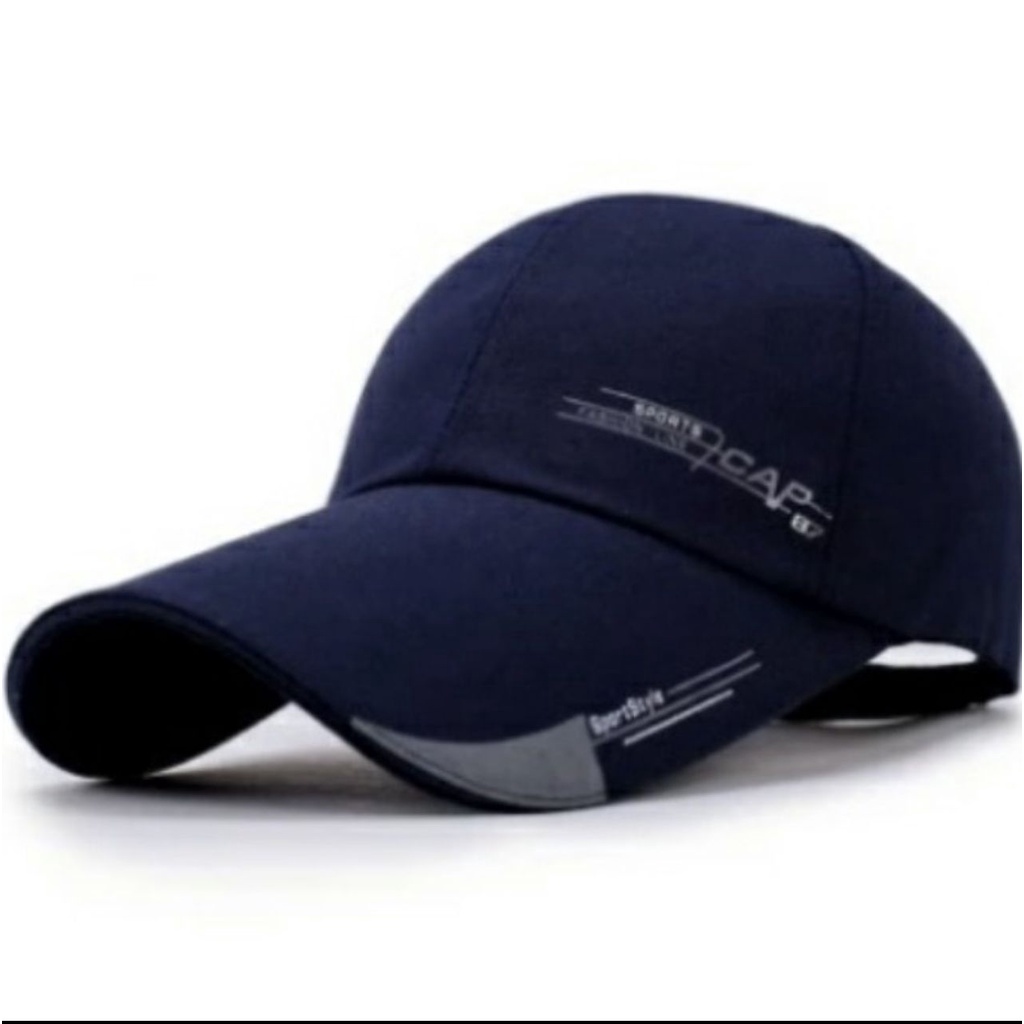 Topi Olahraga Sport Lari Jogging Senam Sepeda Golf Sportstyle CAP Visor Tenis Pria Wanita Dewasa COD