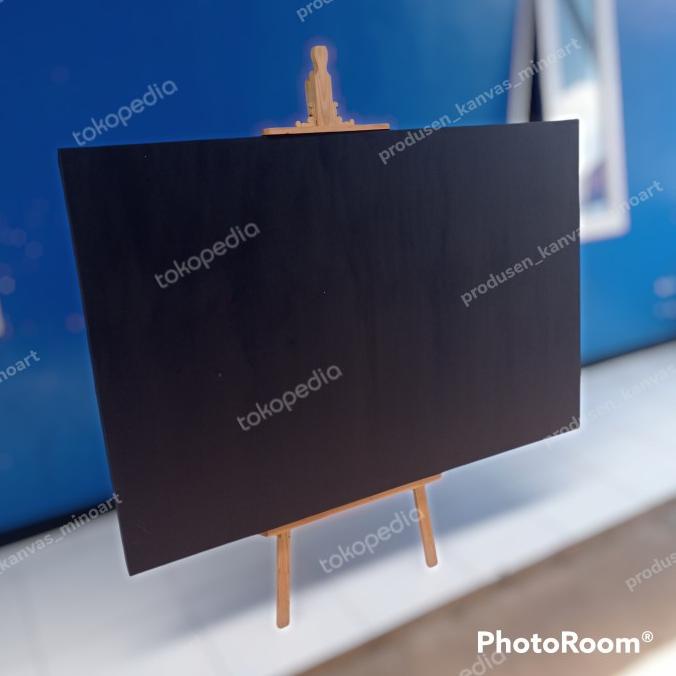 

kanvas lukis hitam besar ukuran 100x100cm canvas black jumbo 100 x 100