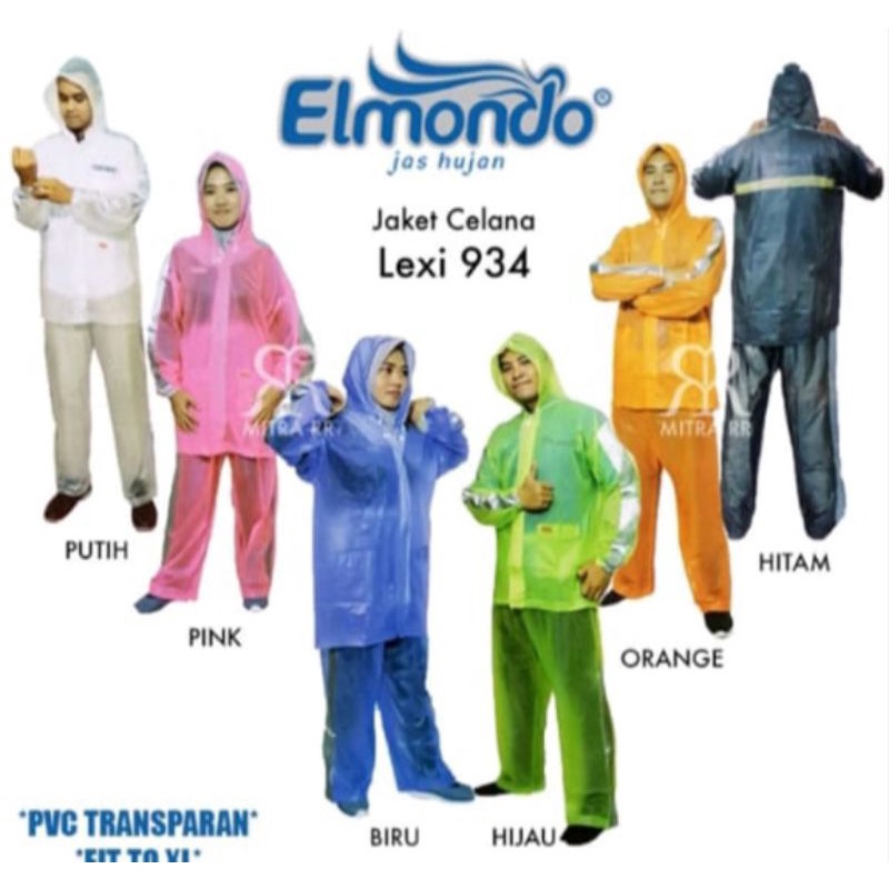 Jas Hujan Dewasa/Jas Hujan/Jas Hujan Elmondo Lexi/Jas Hujan Termurah