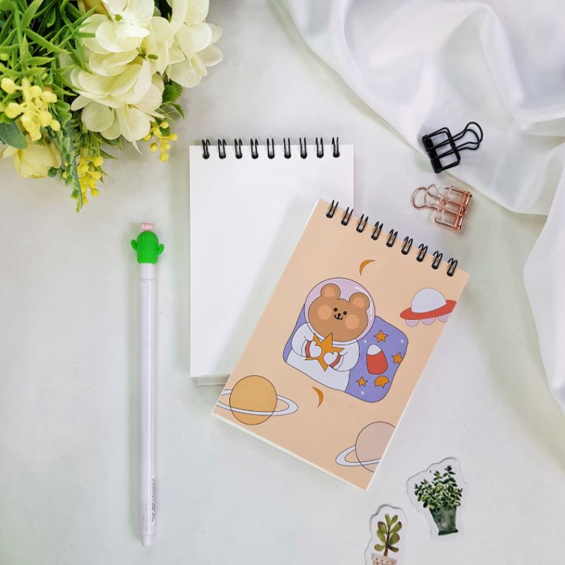 

NOTEBOOK RING MOTIF / BUKU CATATAN RING / BUKU TULIS RING motif MOTIF LUCU ISI 50 LEMBAR BAHAN BOOKPAPER 72 GSM RING SPIRAL ATAS