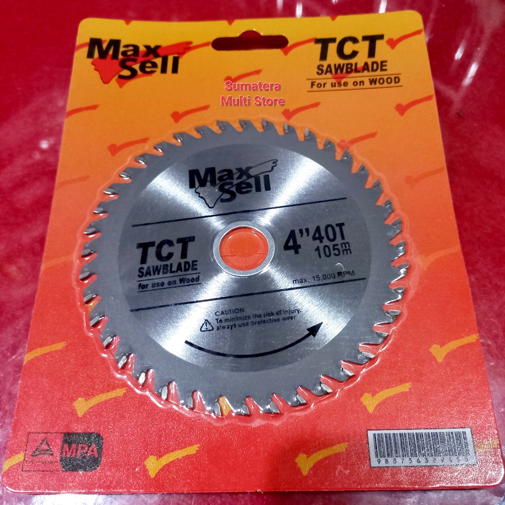 MaxSell Mata Gerinda Gergaji Potong Kayu - Aluminium - Fiber Plastic ukuran 4 inchi