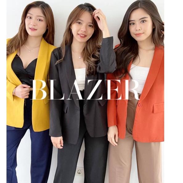 Extra promo--Eloise - Blazer Yudan import premium / Blazer Korea / Blazer termurah premium 7503