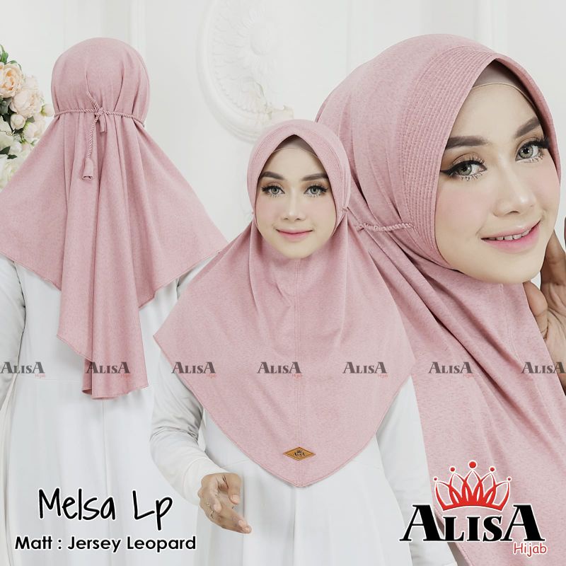 MELSA LEOPART / JILBAB INSTAN / BERGO TALI KEPANG / KERUDUNG INSTAN / JILBAB PET / JILBAB JERSEY TALI / BERGO JERSEY / BERGO TALI