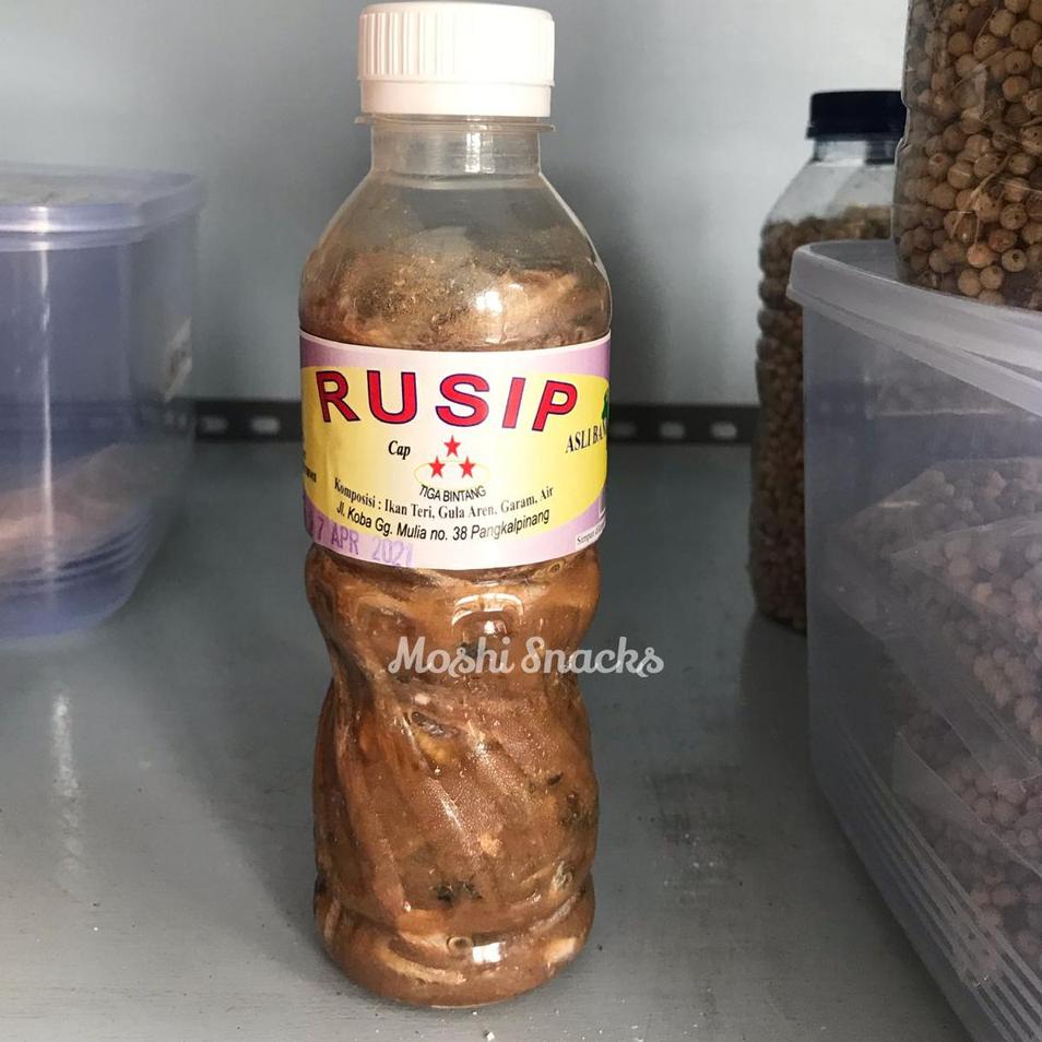 

Serba baru--Rusip 3 Bintang 300gr Asli Bangka / Rusip Cap Tiga Bintang / Rusip Ikan Teri Bangka Engkoi