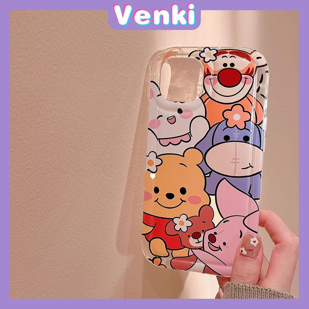Case For iPhone 14 Pro Max TPU Soft Jelly Airbag Case Cartoon Cute Animals Case Camera Protection Shockproof For iPhone 14 13 12 11 Plus Pro Max 7 Plus X XR