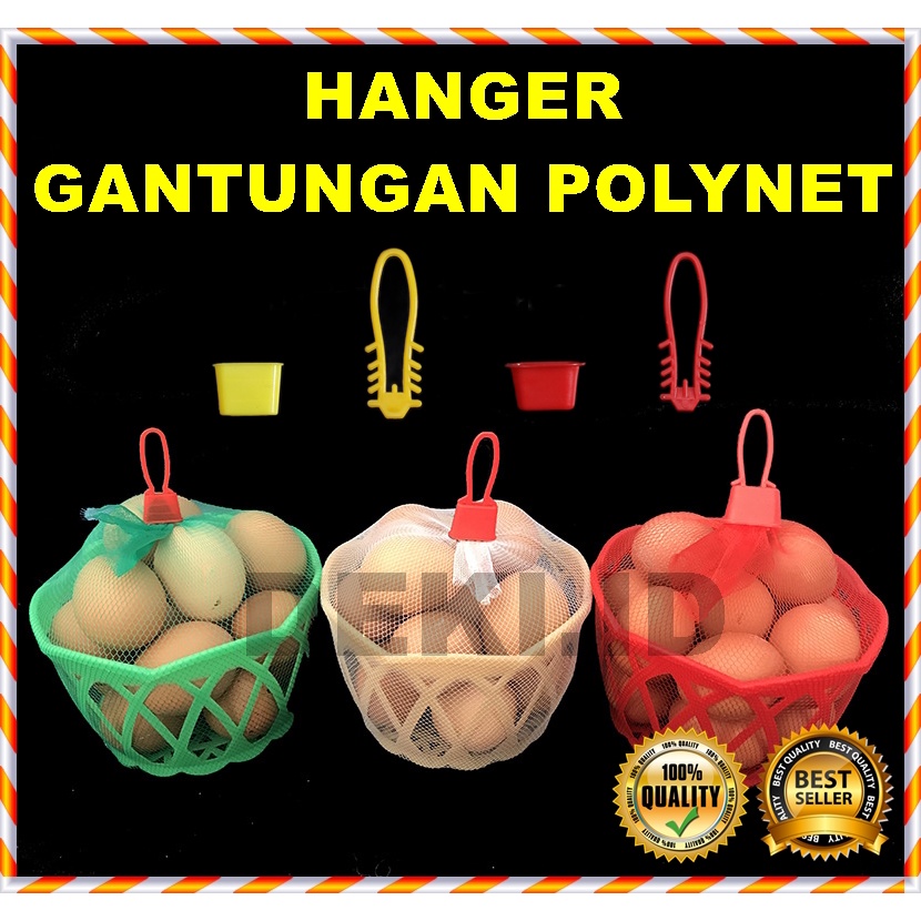 Jual Hanger Polynet Gantungan Jaring Buah Ecer Satuan Polinet Rambang