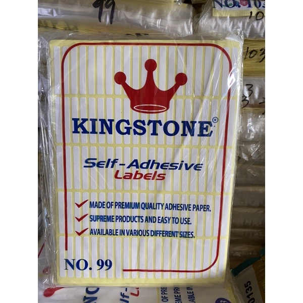 

Grosir Sticker Label Undangan - Lebel Harga 103 121 112 99 (Perpack/25bgks) Kingstone Self Adhiesive Labels