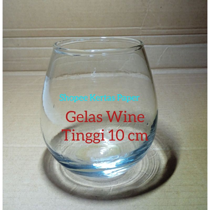 Gelas Wine Gelas juice Gelas Kaca bening polos tinggi 10cm Gelas cocktail