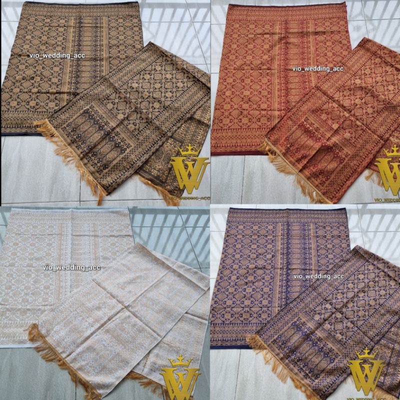 songket (kain+selendang) Lepus