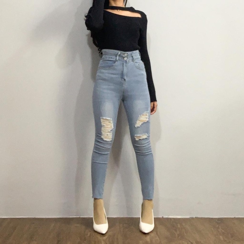 [LUXE.DLABEL] - E40 Jeans | Celana panjang Highwaist wanita Jeans import premium Jeans wanita polos ripped jeans High waist jeans wanita bkk Skinny Jeans High waist Baggy jeans Wideleg Jeans Kulot jeans Boyfriend jeans Wanita Kargo Jeans