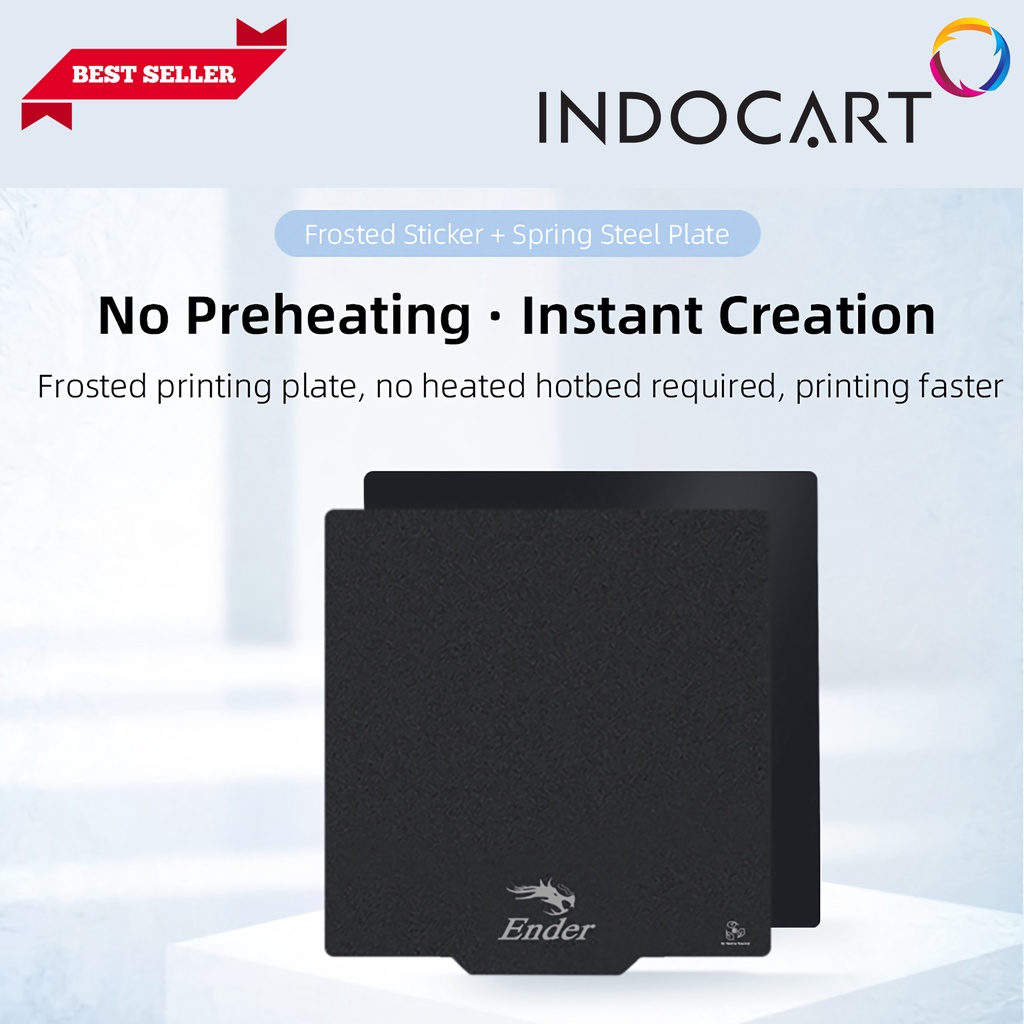 INDOCART Frosted Cold Printing Platform 235x235x0.3mm