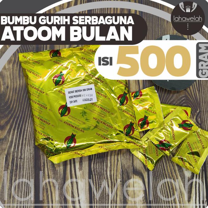 

><><><] ATOOM BULAN kemasan BESAR isi 500g penyedap Baso aci seblak