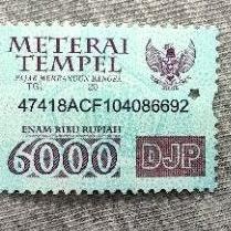 

tltk Materai Kuno 6000 Tahun 2010-2015 Original pbzs733