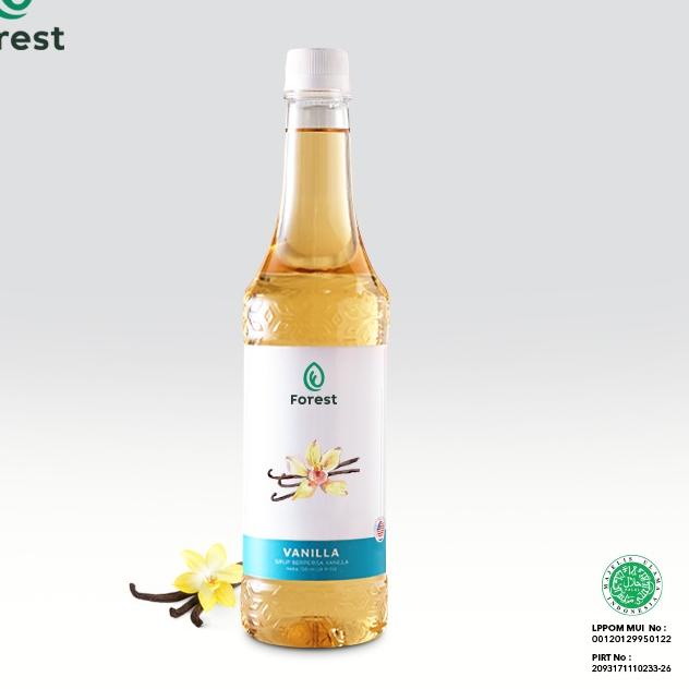 

10.10 Flash Sale FOREST SYRUP VANILLA - Sirup Rasa VANILLA - 720 ml 