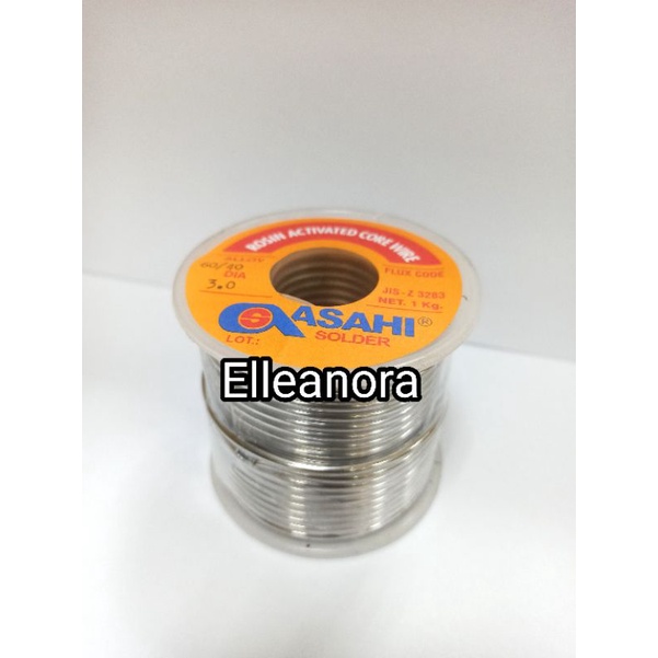 Timah Asahi 3 mm 60/40 1 KG Timah Solder Asahi Original