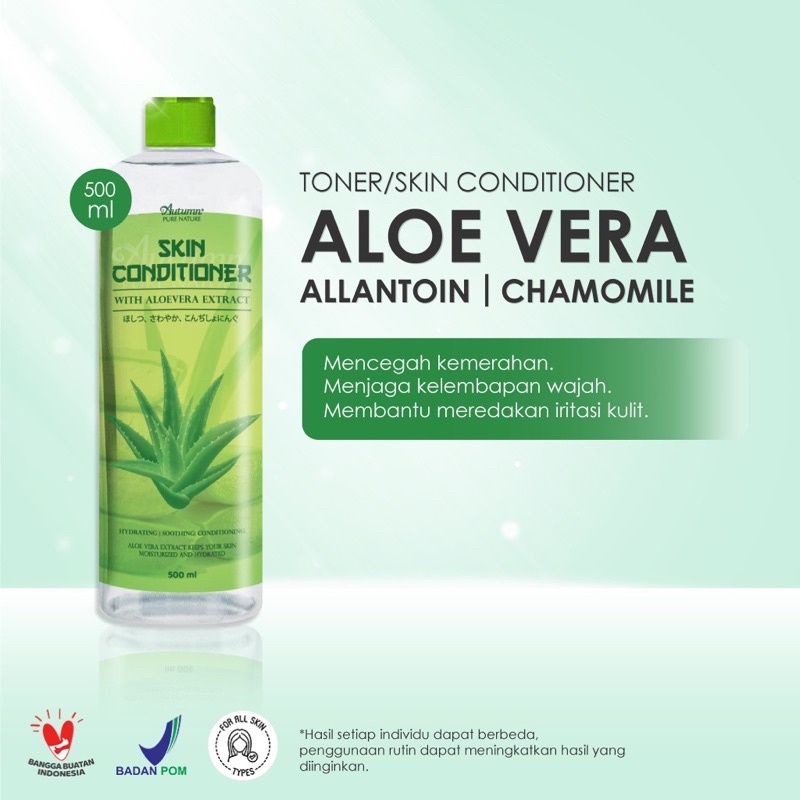 AUTUMN Skin Conditioner HATOMUGI 500ml | Skin Conditioner Aloe Vera