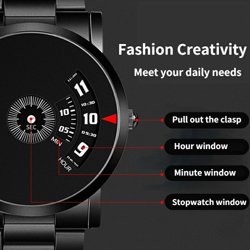 Jam Tangan Rantai Pria Anti Air Original Fashion Milenial  Keren Strap Stainless Modern Kekinian Men Watch Analog JT29A