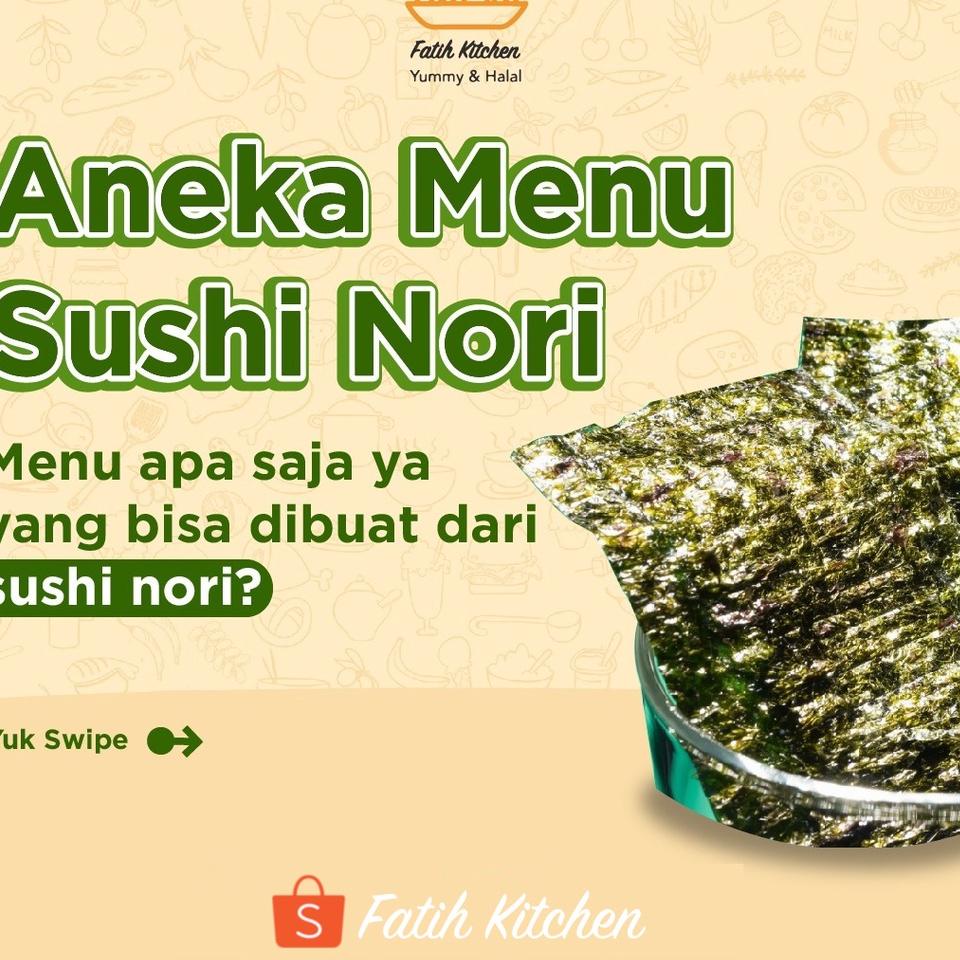 

Buruan Beli--Sakao Nori Sushi Spesial10 lembar Halal MUI - Seaweed Rumput Laut