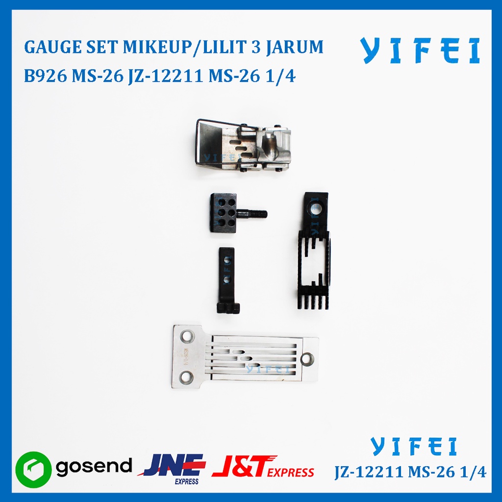 GAUGE SET MIKEUP/LILIT 3 JARUM B926 MS-26 YIFEI-12211 MS-26 1/4